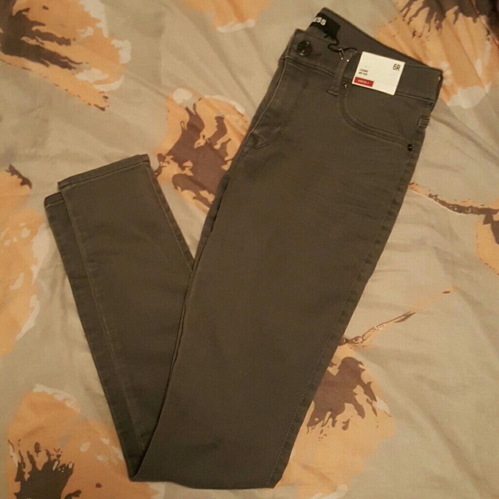 Nwt express grey stretch jean leggings